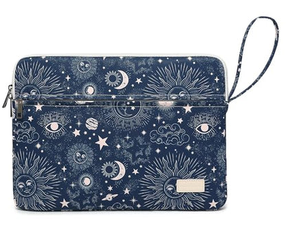 Laptop Sleeve with Pocket (Sol de Mayo, 16 inch) - color: Sol de Mayo With Strap, size: 16 inch