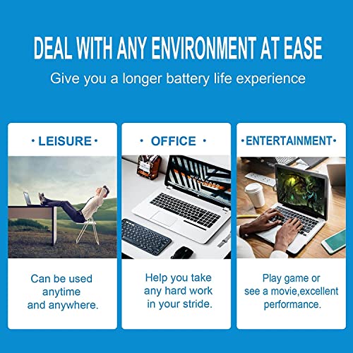 42Wh WDX0R Battery Replacement for Dell Inspiron 13 15 5000 7000 Series | 7573 5570 7579 7378 5567 5565 5379 Latitude 3490 3590 3340 3400 3390 3500 Vostro 5568 P69G P58f P66F WDXOR 11.4V - size: 8*4.5*0.26inch WDX0R