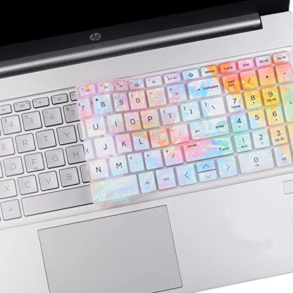 Keyboard Cover for 15.6 HP Laptop/HP Pavilion 15-eg 15-er 15-eh 15-er 15t-eg300/eg100/eg200 15-er1000 15-er1025od 15-er1047nr 15-eg3053cl 15-eg3055cl 15-eg0025nr eg3097nr eg1053cl eg3071cl 15-eh1052wm - color: Colors