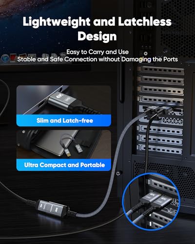 Highwings 4K Display Port to HDMI Adapter, Uni-Directional DP 1.2 Computer to HDMI 2.0 Screen, DisplayPort to HDMI Adapter (Male to Female), SR Anti-Break, No Latch, for Dell HP AMD NVIDIA, Passive - color: Grey, style: 4K 30Hz-1 Pack