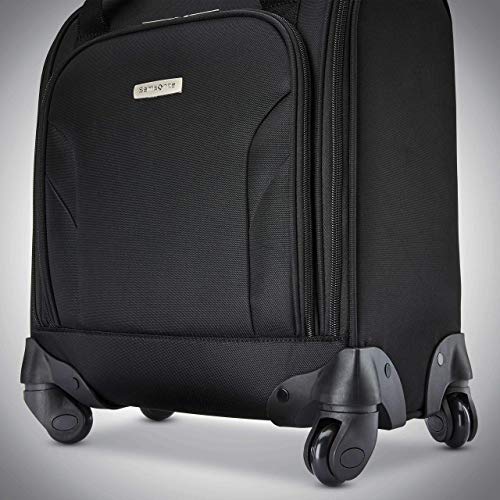 Samsonite Underseat Carry-On Spinner With USB Port, Jet Black, One Size - color: Jet Black