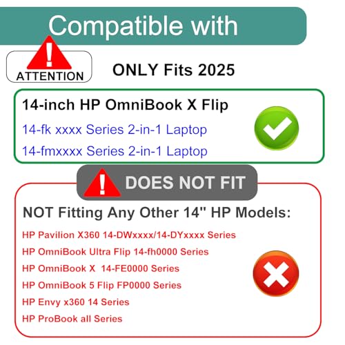 KEANBOLL 3 Pack Anti Glare (Matte) Screen Protector Designed for 2025 HP OmniBook X Flip x360 14" 2-in-1 Touchscreen Laptop (14-fm0047nr 14t-fm000 14-fk0047nr 14z-fk000)