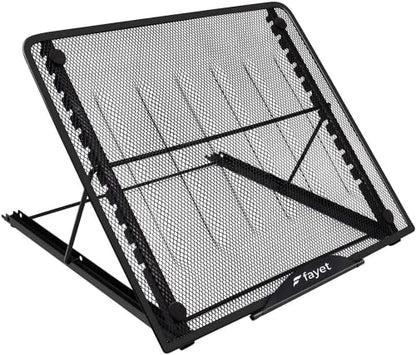Fayet Large Version Adjustable Light Pad Stand, 12 Angle Points Skidding Prevented Holder for XP-Pen Artist, Compatible with 10" ~ 17" Notebooks, Drawing Monitor/Huion A2 A3 Light Board