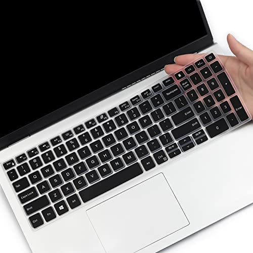 Keyboard Cover for 15.6 17.3 Dell Inspiron 15 17 5501 5502 5505 5508 5584 5590 5593 5598 7000 7500 7590 7591 7501 7506 7706 7790 Vostro 3501 3502 3505 5501 5502, 7590 5590, Inspiron 15 3000 5000 7000 - color: Black
