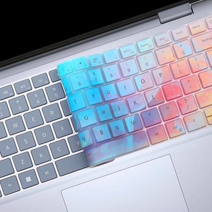 Stylish Colorful Keyboard Cover for Dell 14 Plus DB04250 DB04255 DB14250 DB14255 14", Dell Inspiron 14 5440 5441 5445 7440 7441 7445 & Inspiron 16 7640 US Layout(Not Fit:Dell 14S & 14 DA14250 Premium) - color: Colorful