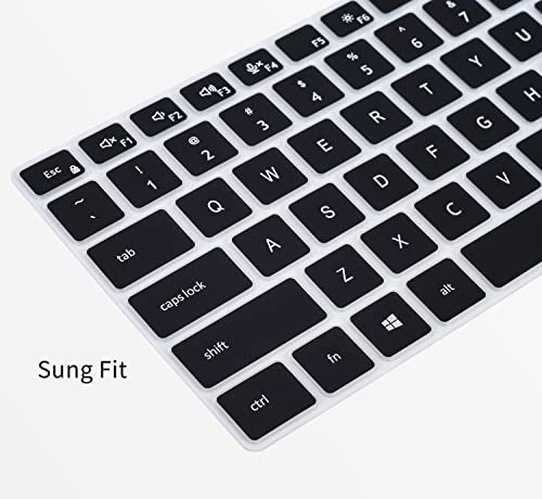 Keyboard Cover for Dell Latitude 3000 3340 13.3, Dell Latitude 5350 5340 5330 5320 13.3, Dell Latitude 7320 7330 7340 7350 13.3", Dell Latitude 5320 13.3 Laptop Protector -Black - color: Black