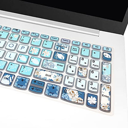 Keyboard Cover for Lenovo IdeaPad 320 330 330s 340s 520 720s 130 S145 L340 S340 15.6" 17.3"/ IdeaPad 3/Yoga C740 C940 15.6"/ ThinkBook 15/Lenovo-A12, Peony - color: Peony