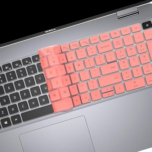 Keyboard Cover for Dell Latitude 3540 3550 5520 5521 5530 5531 5540 5550 2025 2024 2023 2022 & Precision 3590 3591 3580 3581 3560 3570 3561 3571 Laptop, Dell Latitude 15.6 inch Keyboard Skin-Pink - color: Pink