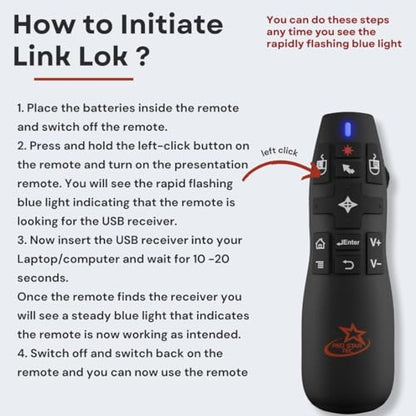 Red Star Tec Powerpoint/Keynote Clicker USB Receiver PR-820