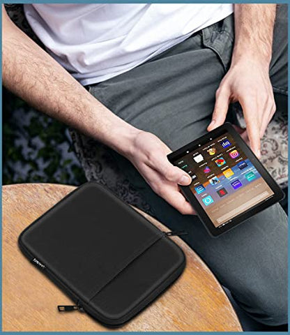 TiMOVO 7-8 Inch Tablet Sleeve Case, Black | Fit iPad mini 7 (A17 Pro, 2024) / mini 6 (8.3", 2021) / 5/4/3/2/1, Protective Carrying Pouch Bag Cover - color: Black, size: 7-8 Inch