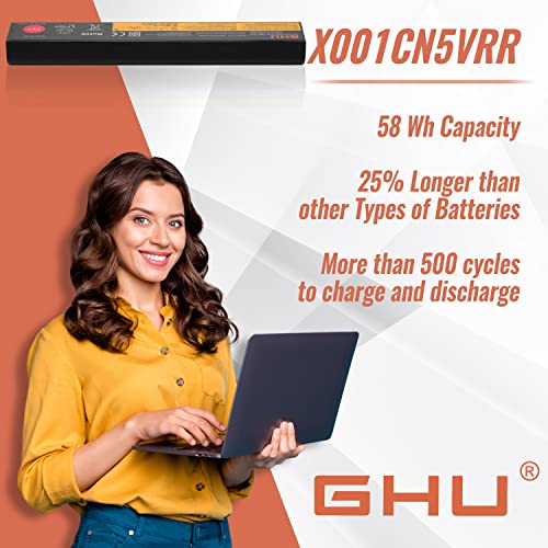 GHU New Battery 58 WH Compatible with Thinkpad G580 Y580 G480 G485 G585 Y480 Y480N Y485 Y485N Y480P Y580 Y580N Y485P Z380 Z480 Y580P Z580 Z585 Z485 G700 G710 P580 P585 - style: 58Wh/(75+)