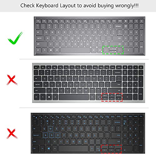 Keyboard Cover for 15.6" Dell 15 Laptop DC15250 DC15255/Inspiron 15 3511 3510 3525 5510 5515 5518,Dell Inspiron 16 & Inspiron 16 Plus 7610 16"/Latitude 3520/Dell Vostro 15 5000 5510 15.6" Skin-Rainbow - color: Rainbow, size: 15.6 Inch