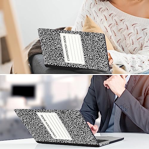 DONGKE for MacBook Air 13 Inch Case M5 2026 M4 2025 M3 M2 2024-2022 A3449 A3240 A3113 A2681, Plastic Hard Shell & Keyboard Cover & Screen Film for MacBook Air 13.6 Inch Case - Composition Book - color: Composition Book