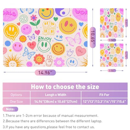 12.1-15.6 Inch Laptop Skin Decal, Universal Reusable Vinyl Laptop Cover Sticker, Waterproof Art Decal Protector in Cute Funny Style - color: Cute Funny Style