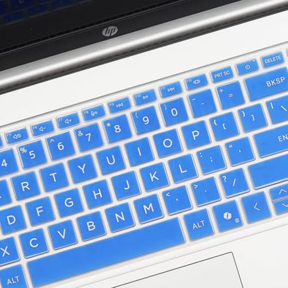 Keyboard Cover for 2025 2024 HP Laptop 15-fc 15-fd 15.6" Series 15z-fc000 15t-fd000 15-fd0123dx 15-fd0127dx 15-fc0245dx 15-fc0025dx 15-fd0023dx 15-fd0005dx 15t-fd100 fd0083wm 15-fc0093dx-Blue - color: Blue