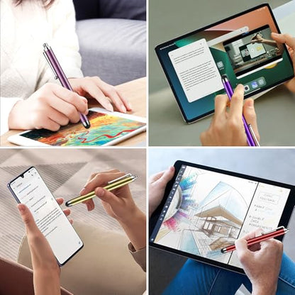 Stylus Pens for Touch Screens,SLKIJDHFB 20 Pack Universal Capacitive Touch Screen Pens for iPad,Tablets,Samsung Galaxy,Smartphones,All Universal Touch Screen Devices - color: 20Color