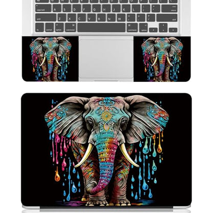 Universal Laptop Skin Sticker Decal for 11.6”12" 13" 13.3" 14" 15" 15.4" 15.6" Reusable Waterproof Scratch-Scratch Resistant Protective Vinyl Laptop Notebook Skin Stickers - Elephant - color: Elephant