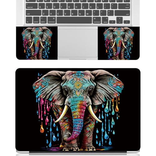 Universal Laptop Skin Sticker Decal for 11.6”12" 13" 13.3" 14" 15" 15.4" 15.6" Reusable Waterproof Scratch-Scratch Resistant Protective Vinyl Laptop Notebook Skin Stickers - Elephant - color: Elephant