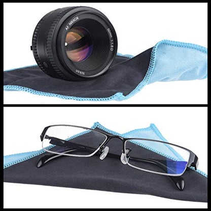 Lens Cleaning Paper Tissue 6X booklets/300 Sheets + Double Sided Cleaning Cloth - Lens Cleaning Paper for Use on Camera Lenses - Double-Sided Cleaning Cloth for Use on Electronic Screens