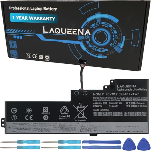 SB10K97578 24Wh Internal Laptop Battery Compatible with Lenovo ThinkPad T470 T480 A475 A485 TP25 Series SB10K97577 SB10K97576 01AV421 01AV419 01AV420 01AV489 - style: SB10K97578 24Wh