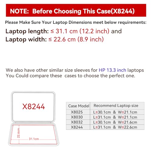 Smatree Hard EVA Protective Sleeve Compatible for 14 inch HP EliteBook 840 G11, for 14 inch OmniBook 7 AI 14, for 14inch OmniBook Ultra Laptop Next Gen AI-PC-14t/Ultra-AI PC 14 Laptop Case (X8244) | Compatible for 14 inch OmniBook 7 AI 14, for OmniBook Ul