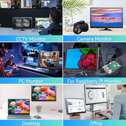 14 Inch Touch Screen Monitor FHD 1080P 60hz 99% sRGB IPS/HDMI/USB-C Computer Monitor Plug & Play, for Laptop PC Phone Raspberry Pi Switch PS4 PS5