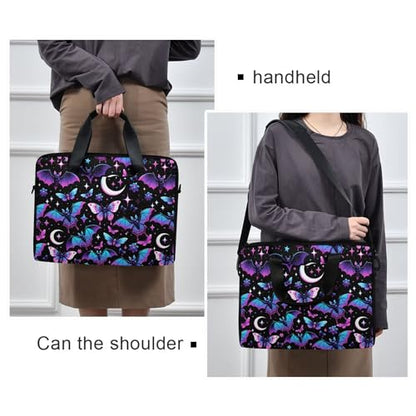 MNSRUU Laptop Bag for 15.6 inch Black Gothic Bats - color: Bats A8889