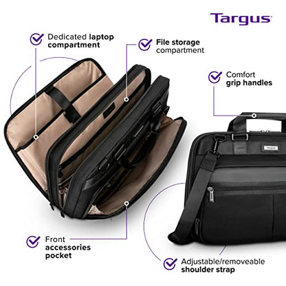 Targus Mobile Elite Checkpoint-Friendly Topload for 15.4-Inch Laptop Bag, Black (TBT045US)
