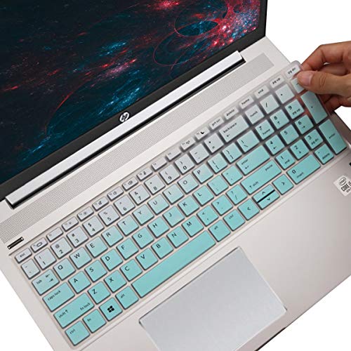 Keyboard Cover for 15.6" HP ProBook 450(G5/G6/G7) 455(G5/G6/G7) 650 (G4/G5/G7),17.3" HP ProBook 470 G5 (Not Fit HP ProBook 450/455 G9 G8 G4 G3 G2 G1, ProBook 650 G8 G3 G2 G1)-MintGreen - color: MintGreen