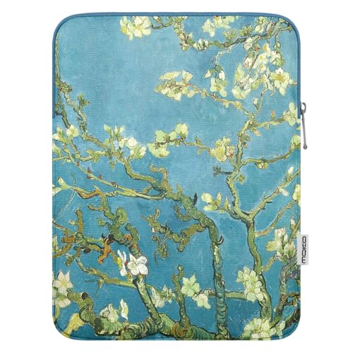 MoKo 9-11 Inch Tablet Sleeve Bag Carrying Case Fits New 11inch iPad Air M4, iPad A16 2025, iPad Pro 11 M4, Air 5/4/3, iPad 10/9/8th Gen, Tab S8/S9 11", Tablet Carrying Case, Apricot Flower - color: Apricot Flower, size: 9-11 inch