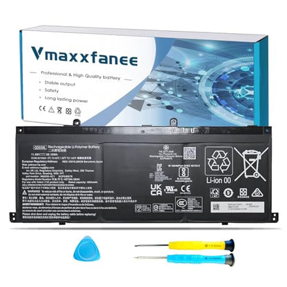 GD03XL N66215-005 Battery Replacement for HP Envy x360 14 2-in-1 14-fa0000/ OmniBook X 14/ EliteBook Ultra G1q Series Notebook N66000-AC1 N66000-1E1 11.58V 4854mAh 59.16Wh - size: 10.10*4.08*0.15inch GD03XL