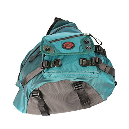Large Sling Bag Laptop Backpack Cross Body Messenger Bag Shoulder Travel Rucksack (A-Dark Green) - color: A-dark Green
