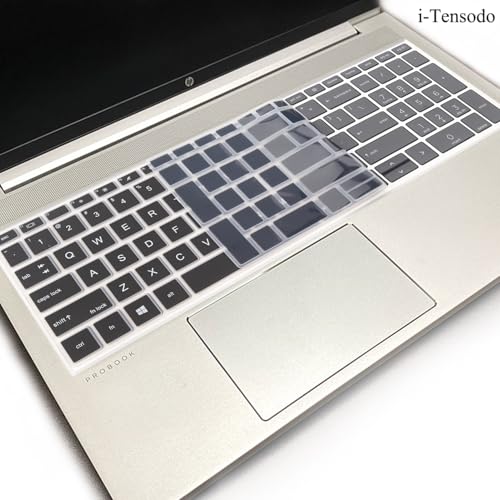 Keyboard Cover for 15.6" HP ProBook 450 G8 G9 G10/HP ProBook 455 G8 G9 G10/HP ProBook 650 G8/HP Zbook Power G8 G9, New HP ProBook 15.6'' Keyboard Skin(NOT fit HP ProBook 450/455/650 G6 G7) Black - color: Black