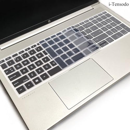 Keyboard Cover for 15.6" HP ProBook 450 G8 G9 G10/HP ProBook 455 G8 G9 G10/HP ProBook 650 G8/HP Zbook Power G8 G9, New HP ProBook 15.6'' Keyboard Skin(NOT fit HP ProBook 450/455/650 G6 G7) Black - color: Black