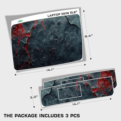 Laptop Skin Decal HP 15.6" - Rustic, Laptop Cover Sticker, No Cutting Required, No Bubble, Waterproof, Scratch Resistant - Including Wide Screen and Wrist Pad - size: 15.6 inch