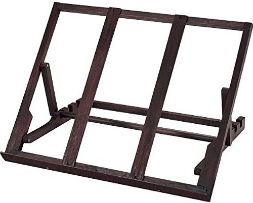 Alvin, Easel and Board Stand, Walnut Stained Wood, Anti-Slip