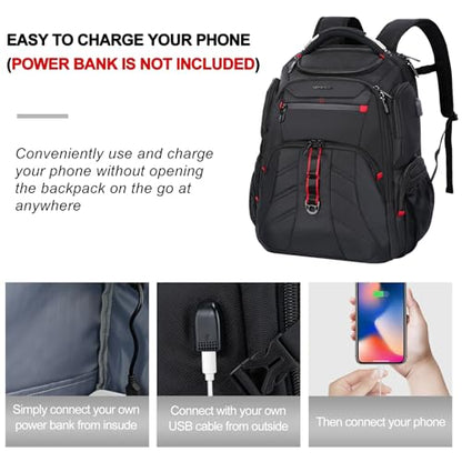 VANKEAN 17.3'' Travel Laptop Backpack - style: Travel Backpacks