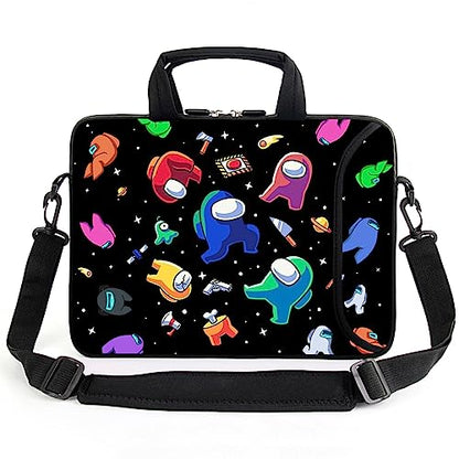 15" laptop sleeve laptop bag chromebook case adjustable shoulder strap with handle accessory pocket for men women (RYD-15-3) - color: Ryd-15-3