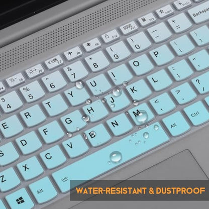 Keyboard Cover for Lenovo ideaPad 15.6", Yoga 7 7i 15.6/16, Lenovo ideaPad 3 3i 5 5i 15.6/ ideaPad Flex 5 5i 15.6" 16 ideaPad Slim 7 15.6, ThinkBook 15 G2 G3, ThinkBook 15p -Ombre Mint - color: Ombre Mint