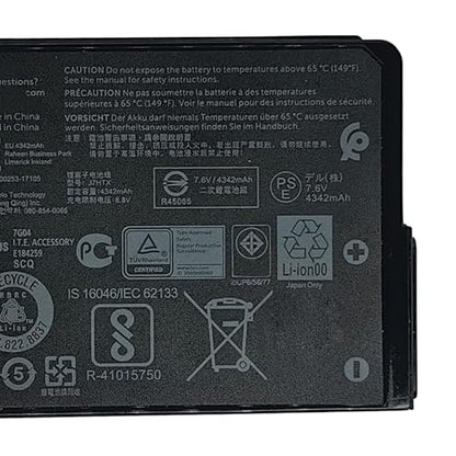 J7HTX Battery 34Wh 4342mAh 02JT7D 7XNTR FH8RW J82G5 7.6V 4-Cell | Replacement for Dell Latitude 7202 7212 Rugged Extreme / Latitude 7220 Rugged Extreme Series 451-BCDH - size: 6.31*4.34*1.17 inch J7HTX