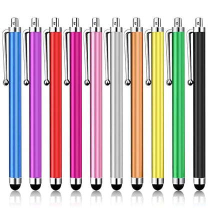 10 Pack Stylus Pen,Stylus Pen for Touchscreen,Universal Stylus | High Precision Sensitivity for Everyday Writing/Drawing, Compatible with Touch Screens,10 Colors - color: 10-Pack