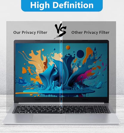 FILMEXT 14 Inch Laptop Privacy Screen, 16:10 Aspect Ratio | Compatible with Lenovo Hp Dell Acer Asus Thinkpad Envy Xps, Removable Laptop Screen Privacy Anti Spy Anti-Blue Light Filter - size: Privacy 14-16:10