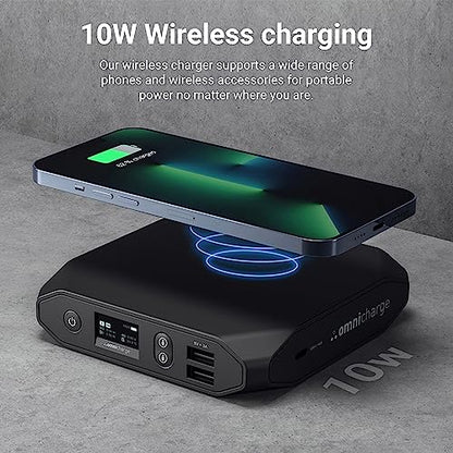 Omni 20C+ Professional Premium Portable Power Bank with Fast Charging 100W USB-C PD 20,000mAh/71Wh – Laptop Power Bank, Universal Charger for All Devices, USB Hub, Wireless & QC 3.0 Power Solution