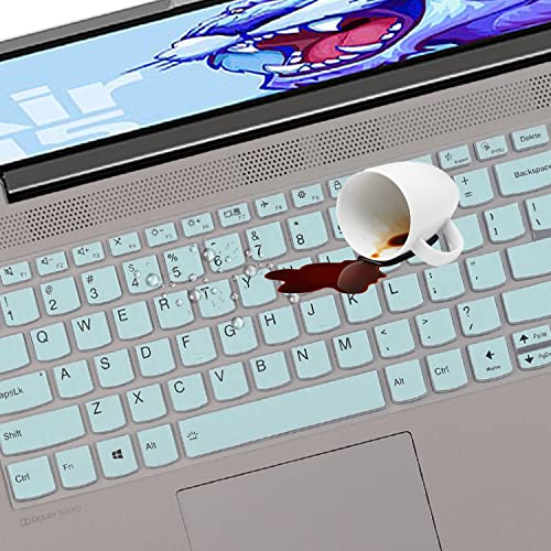 Keyboard Cover for 2021 2020 Latest Lenovo Ideapad 5 15IIL05 15.6" /Ideapad Flex 5 15IIL05 /Ideapad Slim 7 15 15.6" |New Lenovo Flex 5 15 15.6 (with Numeric Keypad) US Keyboard Cover - color: Hot blue