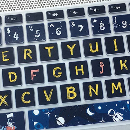 Keyboard Cover for HP 14" Laptop 2020 2019 2018,HP Pavilion x360 14M-BA 14M-CD 14M-DH 14-BA 14-BF 14-cm 14-CF 14-DF 14-DK 14-DS 14-DQ Series 14 Inch Protective Skin,Space Man - color: Space Man