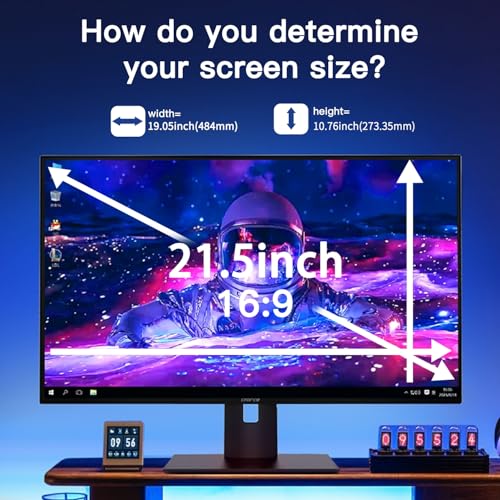 [2 Pack] 2 Pack Magnetic Hanging Computer Privacy Screen 21.5 Inch for 16:9 Widescreen Monitor, Removable Privacy Screen Anti Glare Blue Light Computer Screen Privacy Shield, Anti-Scratch - color: 2 Pack Magnetic Hanging 21.5 Inch for 16:9