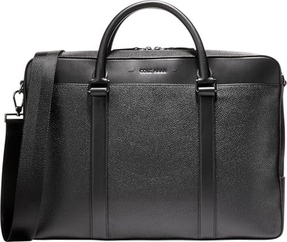 Cole Haan Men's Triboro Leather Briefcase - color: Black