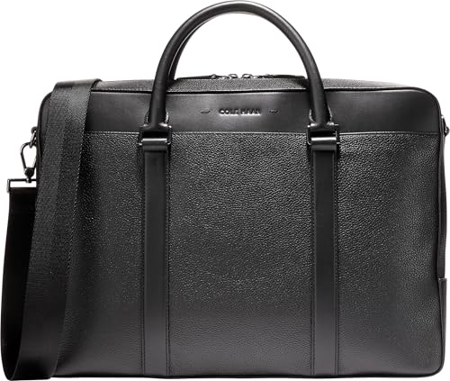 Cole Haan Men's Triboro Leather Briefcase - color: Black
