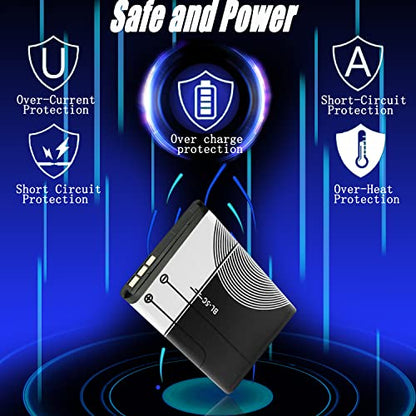 XHDATA BL-5C 3.7V 1000mAh Rechargeable Battery Suitable for Household Radio with Current Protection 96PC (Black) - size: 96 Pieces