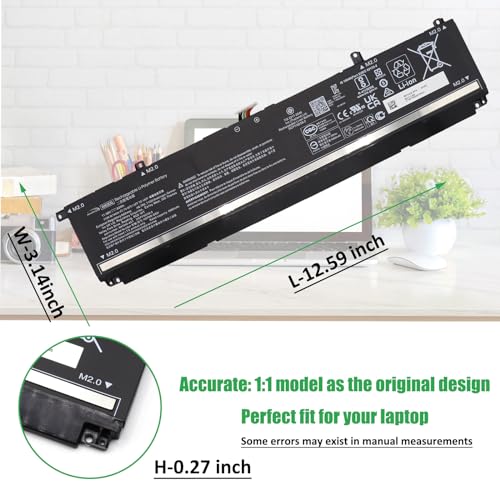 WK06XL Laptop Battery Replacement for HP Omen 16-b0xxx 16-b0000TX 16-B0047TX 16-C0xxx 16-C0167AX Omen 7 Plus 17-ck0xxx 17-CK0007NV 17T-CK100 Series M41640-AC1 M41640-CD1 M41711-005 11.58V 83Wh